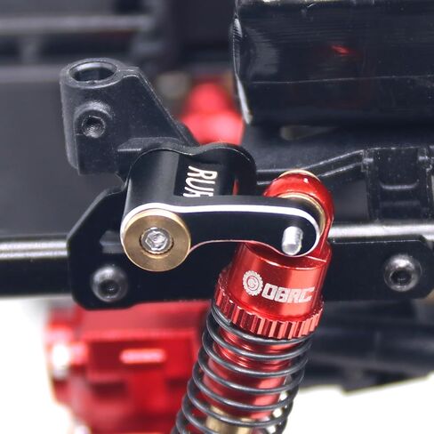 OGRC شفرات مرنة للصدمات باستخدام الحاسب الآلي الألومنيوم حامل المثبط امتصاص جبل ترقية أجزاء لمحوري SCX24 1/24 RC الزاحف in Kuwait