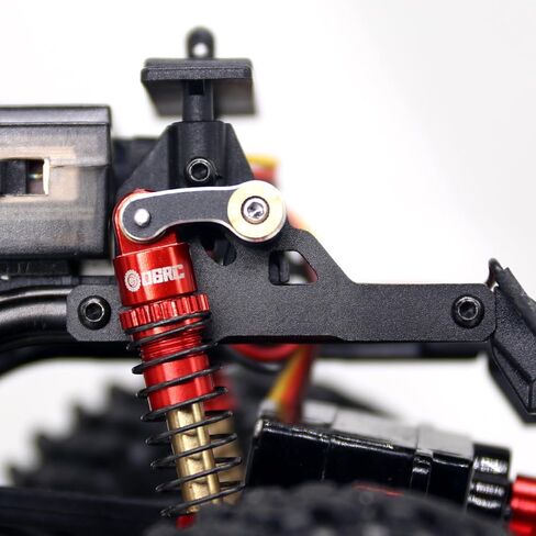 OGRC شفرات مرنة للصدمات باستخدام الحاسب الآلي الألومنيوم حامل المثبط امتصاص جبل ترقية أجزاء لمحوري SCX24 1/24 RC الزاحف in Kuwait