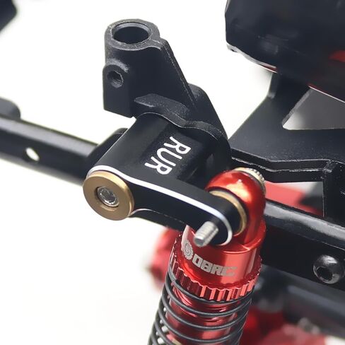 OGRC شفرات مرنة للصدمات باستخدام الحاسب الآلي الألومنيوم حامل المثبط امتصاص جبل ترقية أجزاء لمحوري SCX24 1/24 RC الزاحف in Kuwait