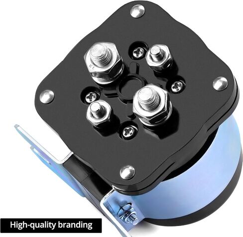 QWORK 12VDC Dual Battery Isolator with 200A Continuous and 300A Surge Power Handling - Battery Management System for Seamless Power Transition in Saudi Arabia