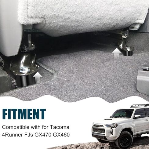 طقم رفع فاصل المقعد الأمامي 0.25 بوصة إلى 1.5 بوصة متوافق مع مجموعة تاكوما 4 رانر FJ GX الخلفية للمقعد الأمامي in Kuwait