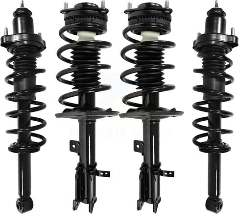 Transit Auto Front Rear Complete Suspension Shocks Strut And Coil Spring Mount Assemblies Kit Replacement For 2016-2020 Honda Pilot AWD Excludes Wheel Drive - Left Right Side (Driver Passenger) in Saudi Arabia