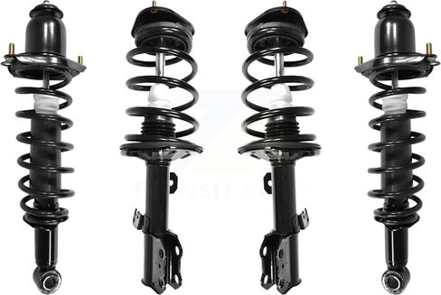 Transit Auto Front Rear Complete Suspension Shocks Strut And Coil Spring Mount Assemblies Kit Replacement For 2016-2020 Honda Pilot AWD Excludes Wheel Drive - Left Right Side (Driver Passenger) in Saudi Arabia