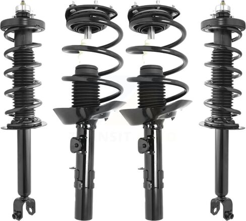 Transit Auto Front Rear Complete Suspension Shocks Strut And Coil Spring Mount Assemblies Kit Replacement For 2016-2020 Honda Pilot AWD Excludes Wheel Drive - Left Right Side (Driver Passenger) in Saudi Arabia
