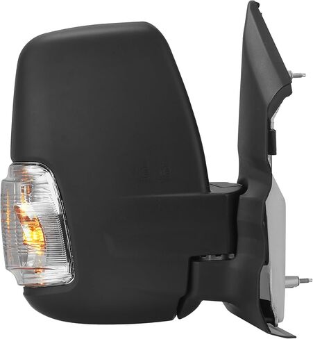 AUTOSAVER88 Right Passenger Side Mirror Door Mirror Compatible with 2015 2016 2017 2018 2019 2020 2021 Ford Transit 150 250 350 350 HD, Power Heated Manual Folding LED Turn Signal Clearance Light in Saudi Arabia