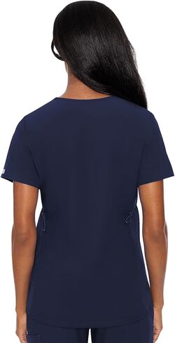 Med Couture Medical Scrub Set for Women Maternity V-Neck Top MC628 Maternity Jogger MC029 with Jersey Knit for Belly Coverage, Navy - 2XL Top / 2XL Pant in Kuwait