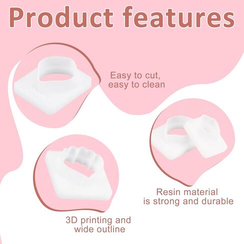 16 قطعة من قواطع طين بتلات الزهور، 4 أشكال ثلاثية الأبعاد قوالب طين بوليمر صغيرة لصنع الأقراط، تروس بتلات الزهور، قالب ضغط مجوهرات على شكل قلب وأزهار وأوراق الشجر in Kuwait