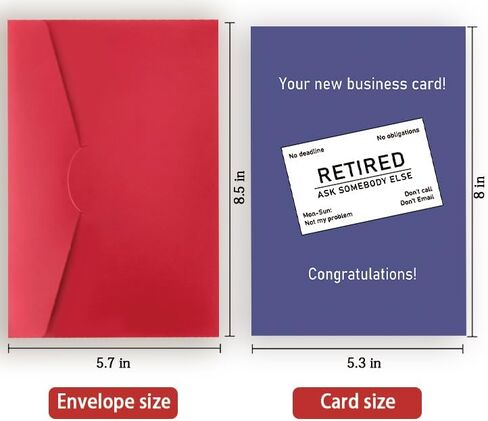 Funny Retirement Card for Men Women,Happy Retiring Card for Colleague,Congratulation Retirement Gifts for Him Her,Coworker Leaving Work Card in Kuwait