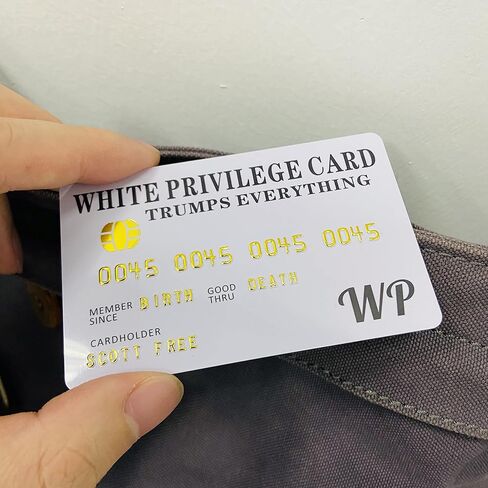 5 عبوات من بطاقات الائتمان المزيفة WP، بطاقات ملهمة لمحفظة نكتة مضحكة، بطاقات عمل بيضاء PVC ثلاثية الأبعاد لأعياد الميلاد، هدايا عيد الميلاد (أبيض، 5 عبوات) in Kuwait