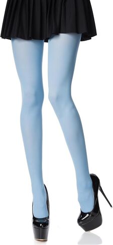 POSE 40 DEN Microfiber Women's Tights | Semi Opaque Tear Resistant High Waist Colored White Black Red Pink Green Pantyhose in Saudi Arabia