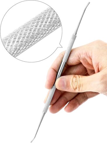 QWORK 10 PCS Wax Carving Tools Dental Waxing Instruments with Case, Stainless Steel Wax Carvers Set - Metal Clay Sculpting Pottery Sculpture Tools - Double Ended DIY Waxing Modeling Kits in Saudi Arabia