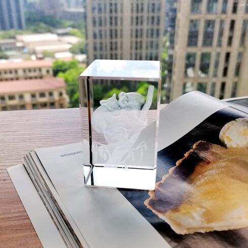 3D Koala Family Crystal Glass Crafts, Laser Engraved 3D Animal Graphic Art Collection, As Paperweight, Home Decorations, Desk Ornament Application in Home and Office Occasion in Kuwait