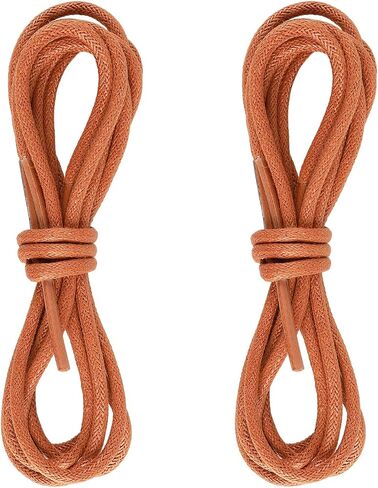 2 Pairs Dress Shoe Laces for Men 31.4in Round Waxed Shoelaces Thick Strong Leather Shoe Laces for Dress Shoes and Boots in Saudi Arabia