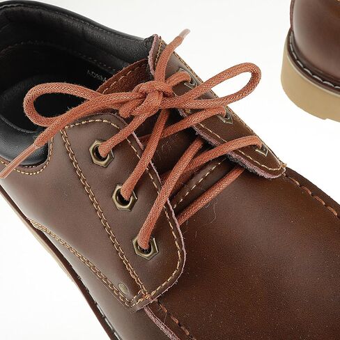 2 Pairs Dress Shoe Laces for Men 31.4in Round Waxed Shoelaces Thick Strong Leather Shoe Laces for Dress Shoes and Boots in Saudi Arabia