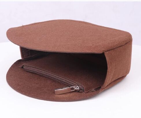 Lckaey round bag case-Purse Insert for round bag Applicable to old flower soft bag, support Kuqi Round bag Organizer2078-khaki-S in Saudi Arabia