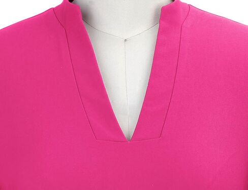 MUXXN Women's 1950s Retro 3/4 Sleeve V Neck Midi Sheath Vintage Cocktail Work Pencil Dresses in Kuwait