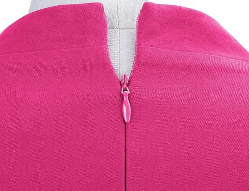 MUXXN Women's 1950s Retro 3/4 Sleeve V Neck Midi Sheath Vintage Cocktail Work Pencil Dresses in Kuwait