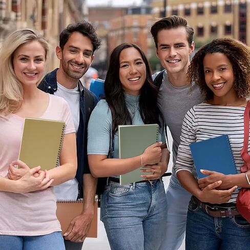 6PCS Spiral Notebooks with Waterproof Covers, A5 College Ruled Spiral Notepads Assorted Colors School Office Journal 480 Sheets/960 Pages, 6 Colors in Saudi Arabia