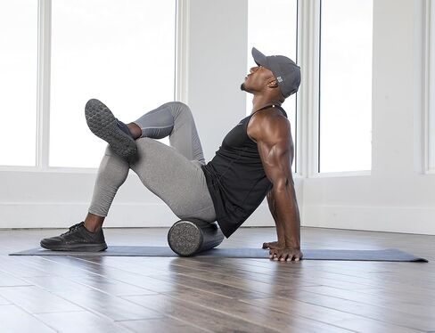 بكرات إسفنجية مستديرة عالية الكثافة - 4 مقاسات و8 خيارات ألوان - بكرات تدليك للتمدد والأنسجة العميقة وإطلاق الليفي العضلي in Kuwait