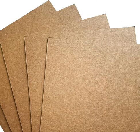 50 Packs 9x12 Inches Thick Cardboard Sheets, Premium Brown Kraft Corrugated Cardboard Paper and Corrugated Inserts Bulk for Shipping, Mailing,T-Shirts, DIY Décor and Crafts in Kuwait