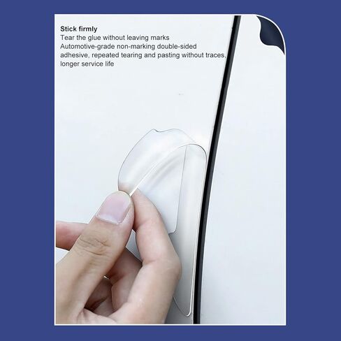 4 قطع من شريط حماية حافة باب السيارة، شرائط حماية شفافة مضادة للخدش لباب السيارة، لجميع شاحنات السيارات والشاحنات in Kuwait