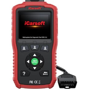 All System OBD2 Scanner for Porsche, iCarsoft POR V1.0(Enhance Version) in-Depth Diagnostic Scan Tool Automotive Code Reader with Oil/SAS Reset, Battery Test, Live Graph Data-Full OBD Maintenance