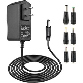 15V 1A~1.5A Adapter Charger Charging Cable Cord for Peak 450A 500A 600A 800A 1000A Auto Battery Booster Jump Starter, Compatible Beatit,Tacklife,Gooloo & More Portable Car Jump Starter