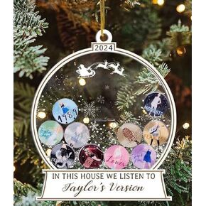 Christmas Ornament, Album Books Ornaments, Tour Christmas Tree Ornaments, Personalized Christmas Decorations for Christmas Weddings Holidays (A)