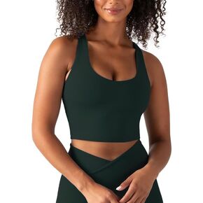 YITTY Active Women's UltraLuxe Built-in Bra Tank Top, Athleisure, 4-Way-Stretch