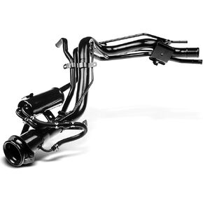A-Premium Fuel Tank Filler Neck Pipe Hose Compatible with Mitsubishi Lancer ES LS OZ Rally 2002-2003 Petrol Sedan, Replace# MR503891