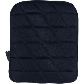 Motorcycle Gel Seat Pad for Rear Passenger Seat Comfort with Memory Foam Pain Relief on Long Rides, Easy Install (PS100 11X9), Black