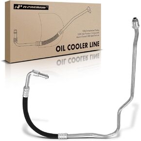 A-Premium Inlet Lower Engine Oil Cooler Line Hose Assembly Compatible with Chevrolet S10 1988-1993 S10 Blazer 1988-1994 GMC Jimmy 1992-1994 S15 Sonoma