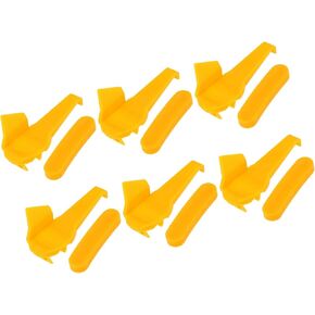 6 Sets Tire Changer Plastic Insert Tire Demount Head Tire Machine Guard Wheel Side Protector for Mount Demount Duck Head Tyre Repair 2.32"x0.75"x1.14" Replacement Car Parts