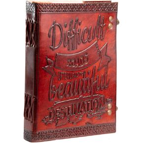 هدية مجلة جلدية من MONTEXOO للرجال والنساء دفتر يوميات دفتر الرسم القديم العتيقة DND السفر رصاصة خمر كبيرة ملزمة كتاب الظل (مجلة التنين) in Kuwait