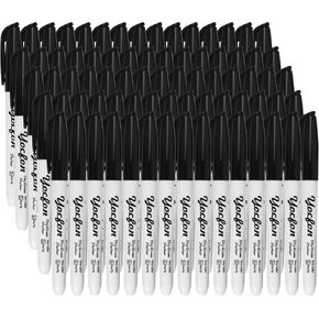 Dry Erase Markers 148 Pack, Bulk Black Whiteboard Markers With Fine Tip, Low Odor Dry Erase Markers for School Office Home