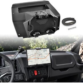 Electronic Device Holder for CFMOTO UFORCE 1000, Adjustable Navigator Tablet Mount GPS Phone Holder with Storage Box for for CFMOTO UForce 1000 2019-2024/1000 XL 2022-2024 Accessories