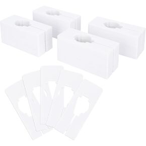 140 Pieces Rectangular Size Dividers, Clothing Hanger Dividers - Premium Clothing Rack Dividers for Exceptional Wardrobe Organization, Writable, by KUKLIPJIM