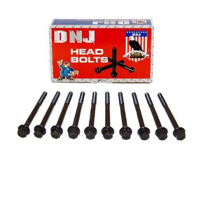 DNJ Head Bolt Kit HBK220 for 88-05 Honda/Civic, Civic del Sol, CRX 1.5L-1.7L L4 SOHC Naturally Aspirated Designation D17A1,D16Z6,D15B7,D16A6,D15B2
