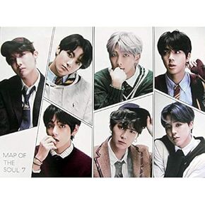BTS Map of Soul : 7 [ 4 ver.] Official Poster in tube case (Version 4) in Kuwait