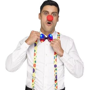 6PCS LED Sequin Necktie Electric Bright Light Up Men's Bow Ties Women Kids Flashing Bowties Glow Party Rave Festival School