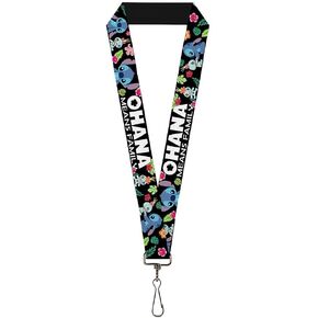 Buckle Down Lanyard-1.0-Ohana Means Family/Stitch & Scrump Poses/TRO