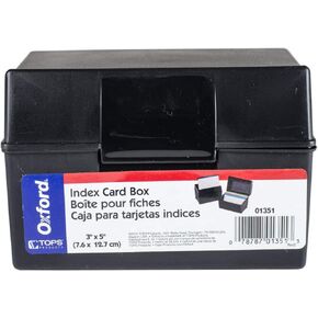 Oxford 1351 3" X 5" Oxford Index Card Box