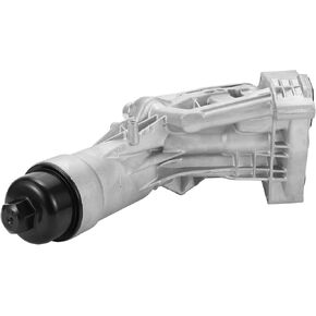 Engine Oil Cooler Oil Filter Housing Adapter Assembly No.11428596283 with Gaskets Oil Cooler for BMW 330i 530e Upgraded Aluminum Alloy Silver Tone