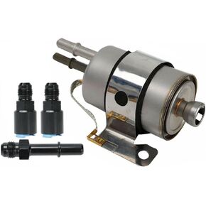 SUPERFASTRACING Fuel Pressure Regulator 58 PSI/Filter EFI Swap LS w/ 6AN fittings Kit For C5 Corvette