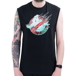 Ripple Junction Ghostbusters Frozen Empire Men's Tank Top Special High Gloss Movie Logo Officially Licensed