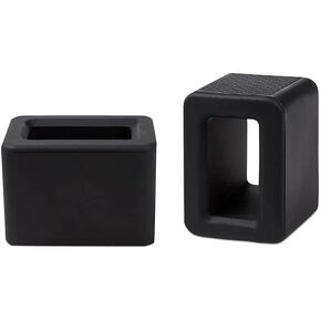 Car Seat Belt Buckle Holder, Flexible Silicone Buckle, Buckle Booster Raises Seat Belt for Easy Access, Pack of 2, Black