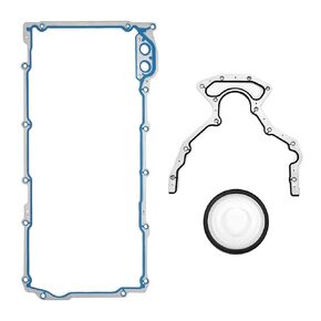 Oil Pan Gasket Set & Rear Main Seal Gasket Kit - OS32241 OS30693R 12612350 BS 40640 12639249 89060436 Compatible with GM LS V8 Engine 4.8L 5.3L 5.7L 6.0L 6.2L Chevy GMC Cadillac Pontiac Saab Isuzu