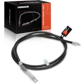 A-Premium Rear Passenger Side Parking Brake Cable Assembly Compatible with Chevrolet & GMC Models: Silverado 1500, Silverado 1500 Classic, Silverado 2500, Sierra 1500, Sierra 1500 Classic, Sierra 2500