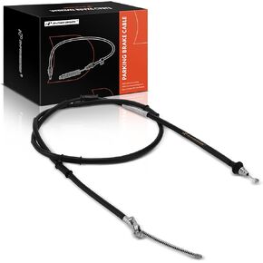 A-Premium Rear Passenger Side Parking Brake Cable Assembly Compatible with Toyota Models: Tacoma 2005-2013 - Replace# 4642004080