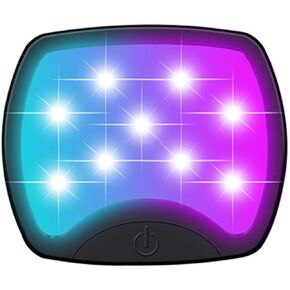 Remote Control Interior Lights,16 Colors Lighting Car Interior,Car LED Interior Lights,Car Interior Reading Light,Remote Control/Touch Switch Multi-Function and USB Rechargeable LED Car Interior Light